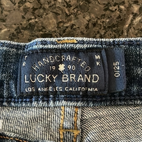 Lucky Brand Medium Wash Easy Rider Crop Jeans - Picture 8 of 11